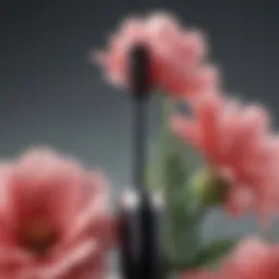 Clinique Mascara Bottle with Delicate Floral Design