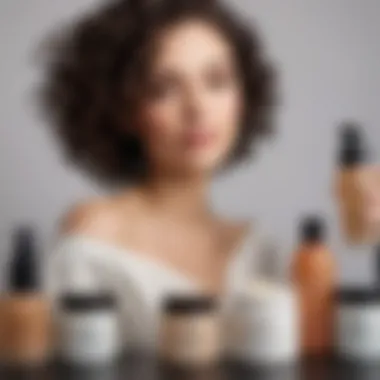 Variety of curl cream brands