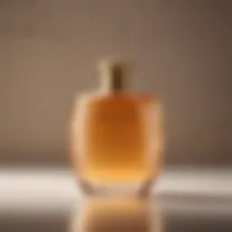 Luxurious Shampoo Bottle in Golden Glow
