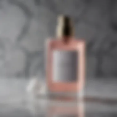 Luxurious Pharmacy Makeup Remover Bottle Elegant pharmacy makeup remover bottle on marble surface