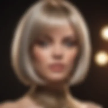 Fashion Forward Wig Trends Trendy wig styles influenced by celebrity fashion on a runway