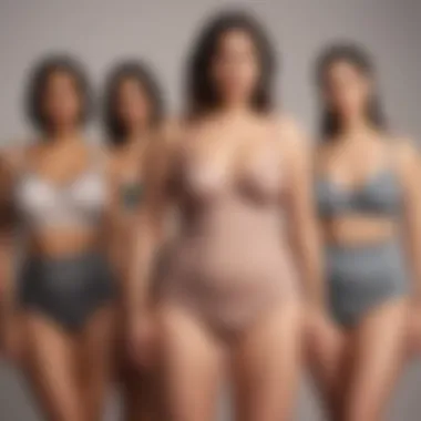 Size Inclusivity of Skims Shapewear Infographic illustrating the size inclusivity and range of Skims products
