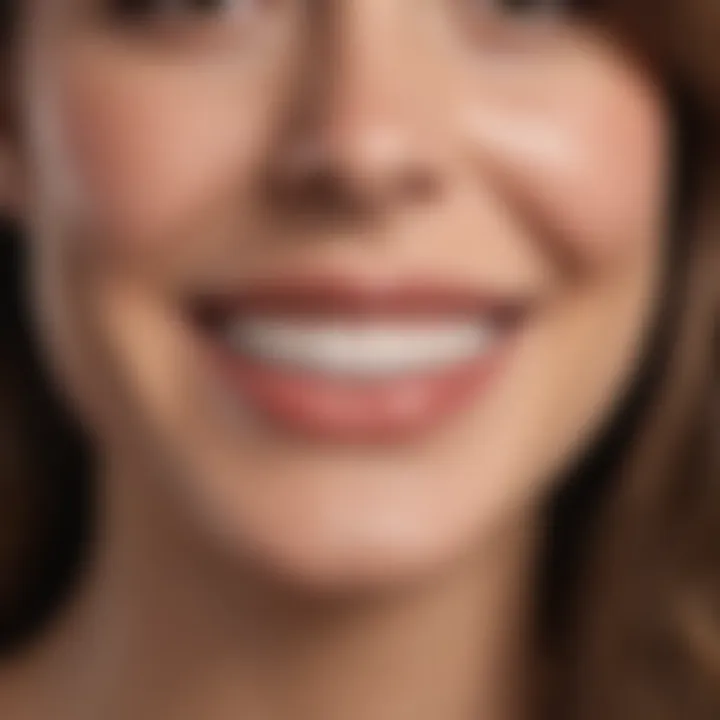 A close-up view of a radiant smile showcasing dental veneers.