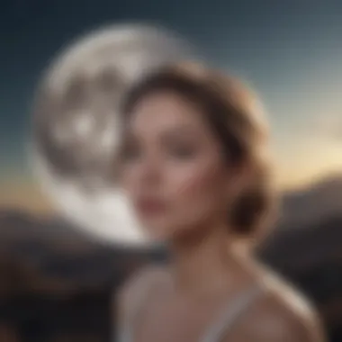 Moon Signs: The Emotional Landscape Visual representation of the connection between moon signs and emotions