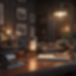 Sophisticated Gent's Study Haven