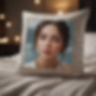 Memories in Thread Custom Embroidered Photo Pillow