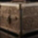Elegant vanity case showcasing intricate craftsmanship