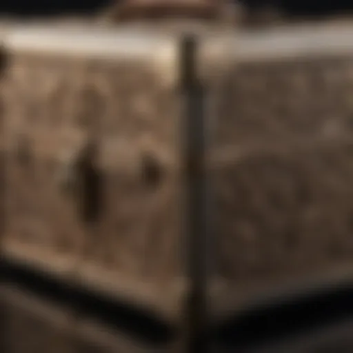 Elegant vanity case showcasing intricate craftsmanship