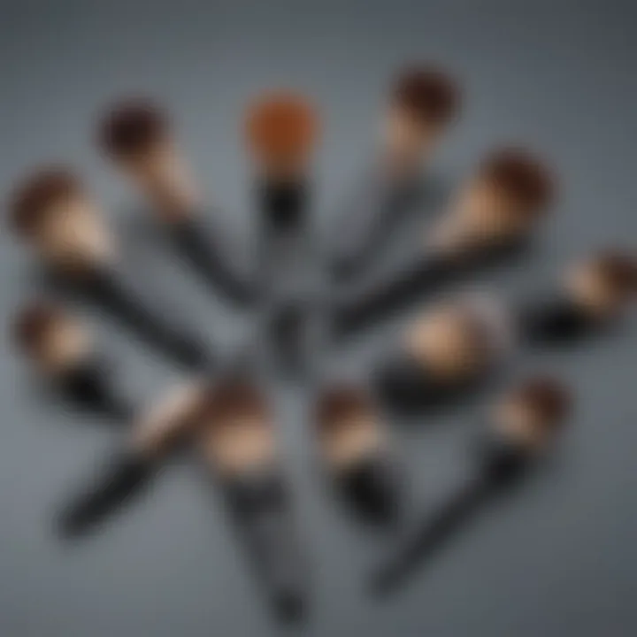 Various types of volumizer brushes for short hair