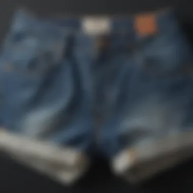 Vintage Jean Shorts Sketch