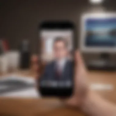 Illustration of smartphone with 'The Office' episodes