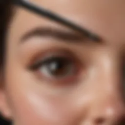 Essential tools for effective eyebrow waxing.